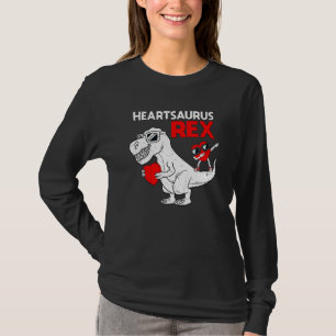 Heartsaurus Rex Dab Heart Dino Toddler Boys Valent T-Shirt