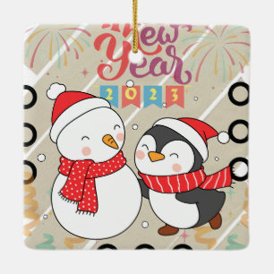 HEARTSTOPPER NEW YEAR CERAMIC ORNAMENT