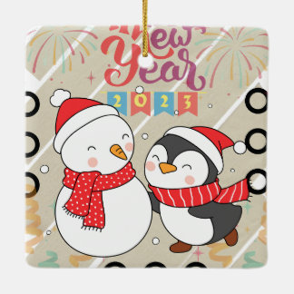 HEARTSTOPPER NEW YEAR CERAMIC ORNAMENT