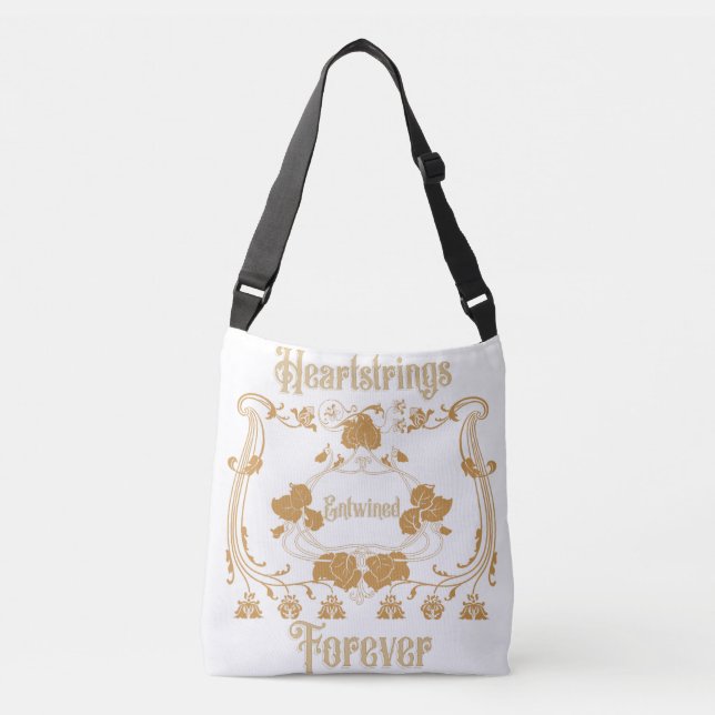 Heartstrings Entwined Forever Crossbody Bag (Front)