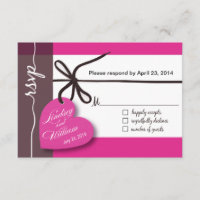 Heartstrings RSVP 1 Response fuschia