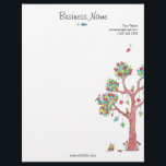 Heartstrings Stationary, Business Letterhead<br><div class="desc">Add your company information to this heartstrings design for unique letterhead!  Great for home-businesses.</div>