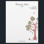 Heartstrings Stationary, Business Letterhead<br><div class="desc">Add your company information to this heartstrings design for unique letterhead!  Great for home-businesses.</div>