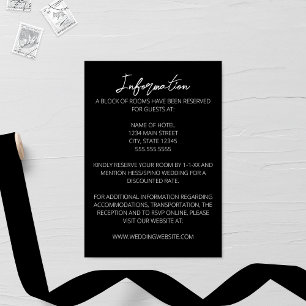 Heartstrings Wedding Enclosure Card