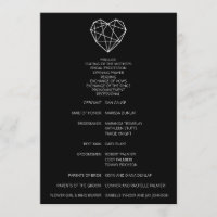 Heartstrings Wedding Program