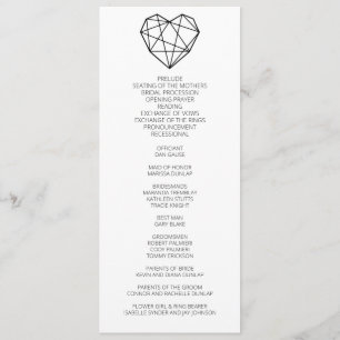 Heartstrings Wedding Program