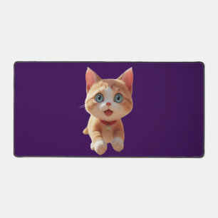 Heartwarming Cuteness – Paws That Melt Souls Desk Mat