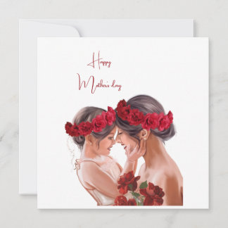 Heartwarming Floral Personalized Gift Holiday Card