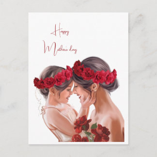 Heartwarming Floral Personalized Gift Postcard