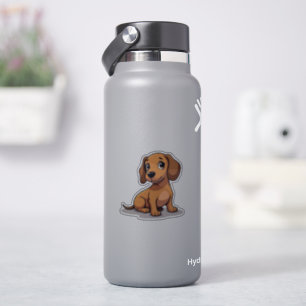 Heartwarming Pup, Adorable Dachshund Kawaii, Small