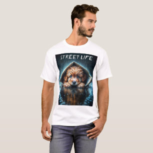 Heartwarming wet canine in stormy weather T-Shirt