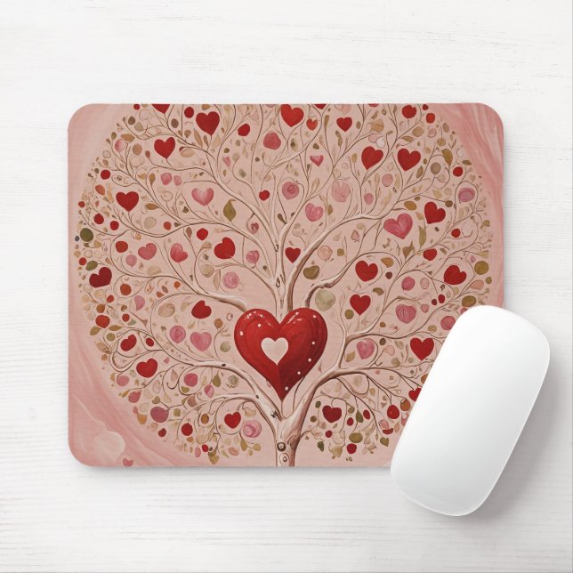 Heartwood Mouse Pad (With Mouse)