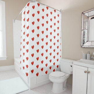 Hearty Hearts - Red and White -