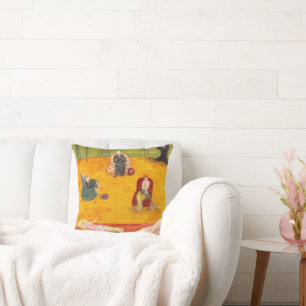 Heat by Florine Stettheimer Throw Pillow