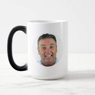 Heat Changing Photo Mug - Round Frame Custom Mug