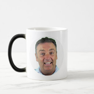 Heat Changing Photo Mug - Round Frame Custom Mug
