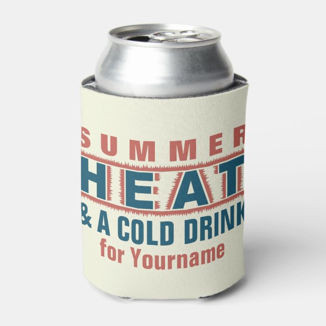 HEAT custom can cooler (Can Front)