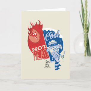 Heat Miser Hot Head & Snow Miser Mr. Cool Holiday Card