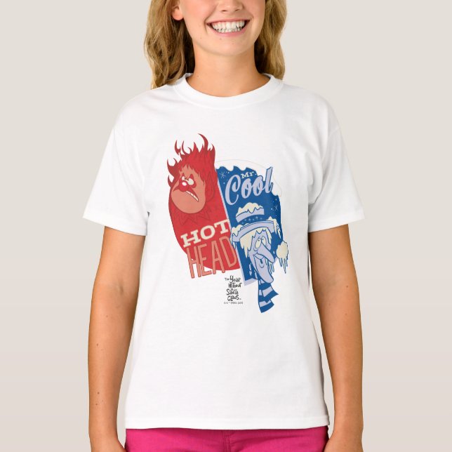 Heat Miser Hot Head & Snow Miser Mr. Cool T-Shirt (Front)