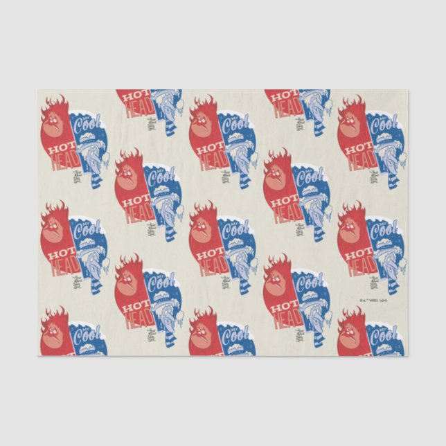 Heat Miser Hot Head & Snow Miser Mr. Cool Tissue Paper (Front)