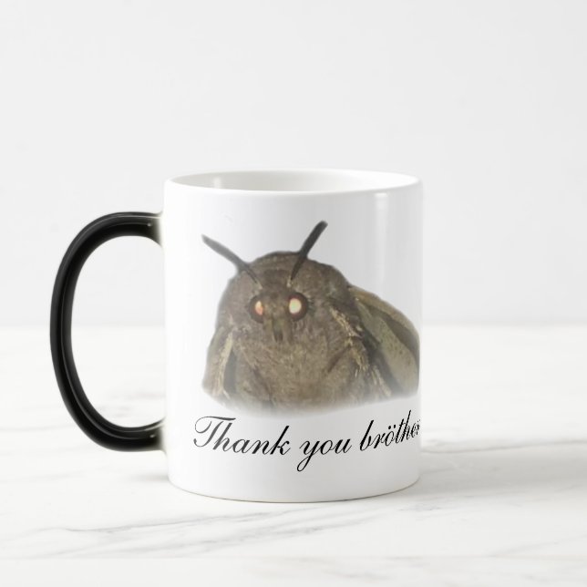 Heat Sensitive Moth Mug (Left)