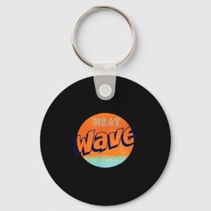 Heat wave graphic summer  keychain