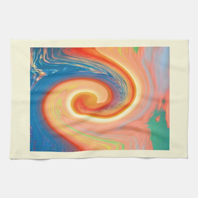 Heat wave kitchen towel (Horizontal)