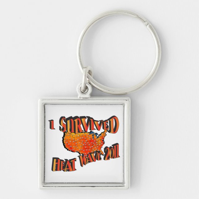Heat Wave Survivor 2011 Bag Keychain (Front)