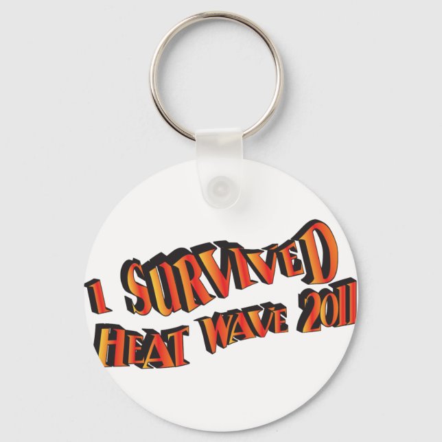 Heat Wave Survivor 2011 Bag Keychain (Front)