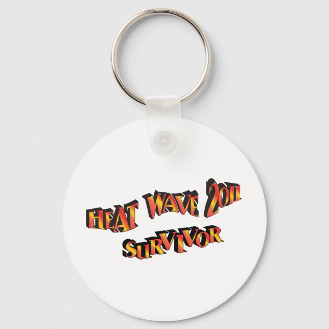 Heat Wave Survivor 2011 Bag Keychain (Front)