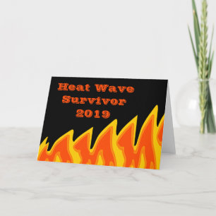 Heat Wave Survivor 2019 Card