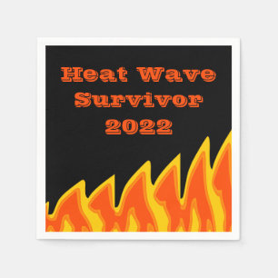Heat Wave Survivor 20212 Napkins