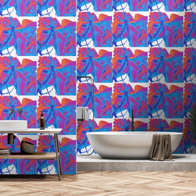 heat weave wallpaper (Bathroom)
