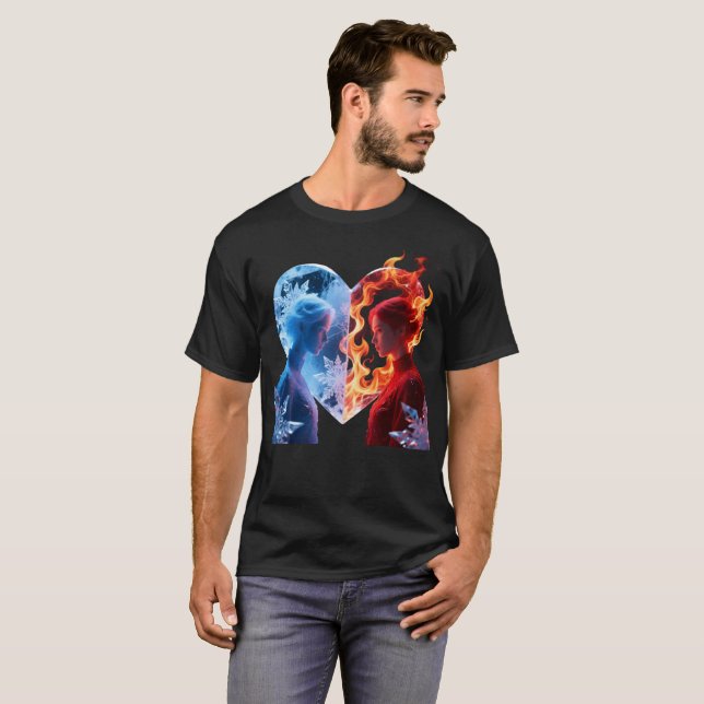 Heated Rivalry – Intense Competitive Energy Concep T-Shirt (Front Full)