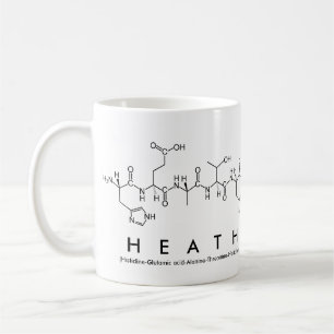 Heath peptide name mug