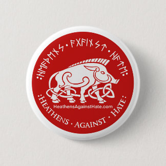 Heathens Against Hate 2 Inch Round Button