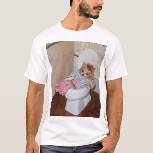 Heather-Lynn’s Retro Chihuahua Potty Triumph T-Shirt