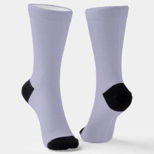 Heather Purple Solid Colour Socks