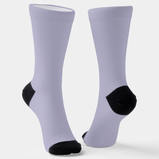 Heather Purple Solid Colour Socks (Angled)