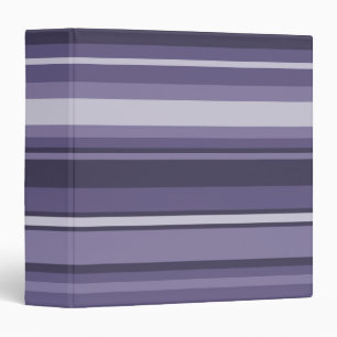 Heather purple stripes binder
