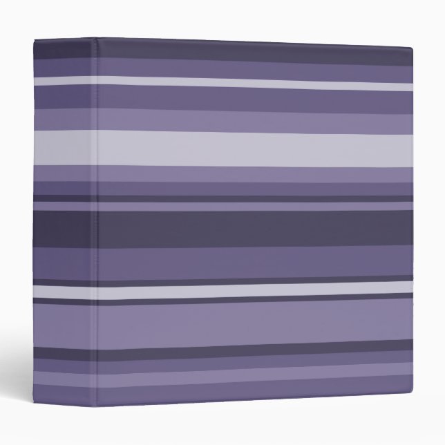 Heather purple stripes binder (Front/Spine)