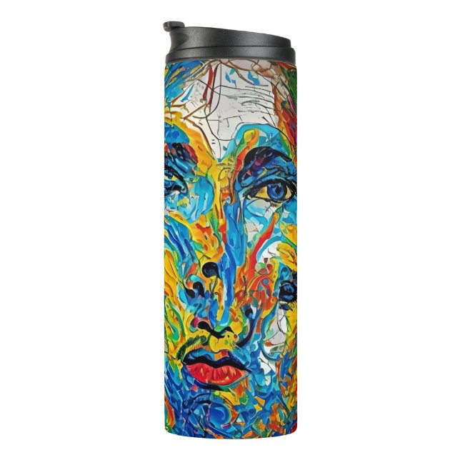 Heather Wycuff- inspired art Thermal Tumbler (Rotated Right)