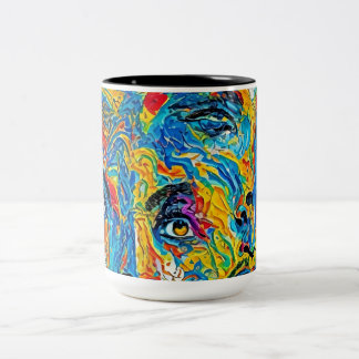 Heather Wycuff- inspired art Two-Tone Coffee Mug