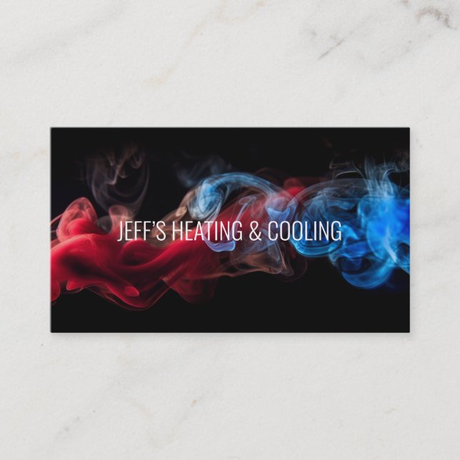 Heating & AC Card | Qr Code (Front)