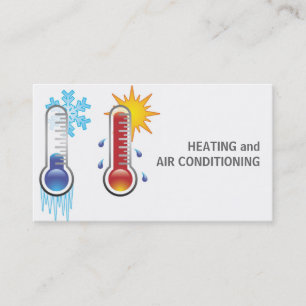 Heating and Air Conditioning Business Card