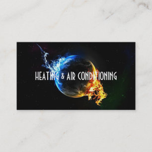 Heating and Air Conditioning Business Card