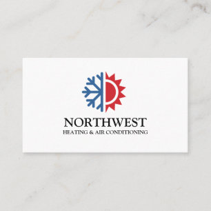 Heating and Air Conditioning Business Card