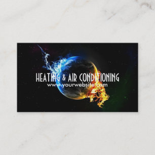 Heating and Air Conditioning Business Card