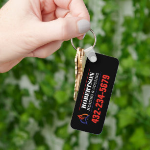 Heating and Cooling HVAC Keychain