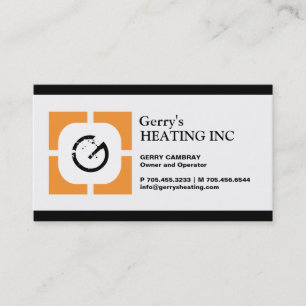 HEATING COMPANY BUSINESS CARD